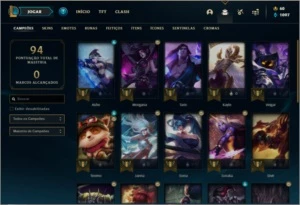 Conta bronze 1 com 1 vitoria ranked - League of Legends LOL