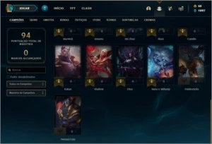 Conta bronze 1 com 1 vitoria ranked - League of Legends LOL