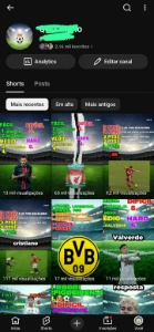 Canal Youtube Futebol 2k Inscritos + Tiktok - Redes Sociais