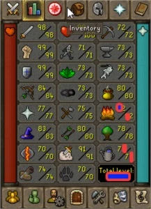 Conta 98/99/99 quase maxed OSRS - Runescape