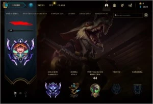 CONTA LEAGUE OF LEGENDS DIAMANTE 2 LOL