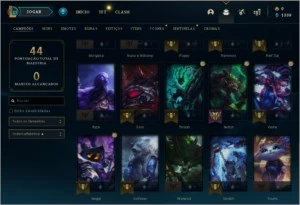 CONTA LEAGUE OF LEGENDS DIAMANTE 2 LOL