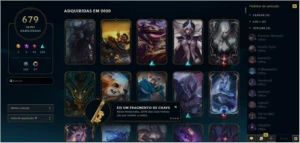 Conta de league of legends LOL