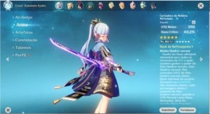 Ayaka+cortadora da neblina, jean e qiqi - Genshin Impact