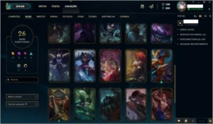 CONTA DE LOL PLATINA 2 l 131 CHAMPS l 26 SKINS - League of Legends