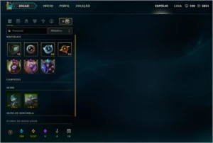 Conta Platina IV| League of Legends| 100 champs|7 pgs runa LOL