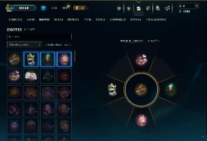 Bronze 4 com 40 Champs e 8 Skins - League of Legends LOL