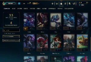 Bronze 4 com 40 Champs e 8 Skins - League of Legends LOL