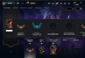 Bronze 4 com 40 Champs e 8 Skins