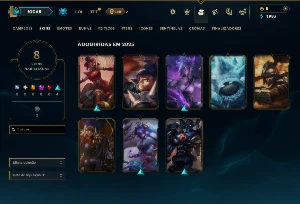 Bronze 4 com 40 Champs e 8 Skins - League of Legends LOL