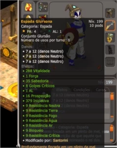 Vendo acc lv 200 com set 12/6 Full scroll - Dofus