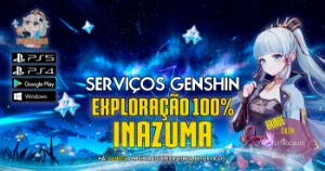 SERVIÇOS GENSHIN - Exploração 100%: Inazuma - Genshin Impact