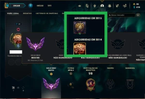 Conta Mestre com 28 Champs e 5 Skins ( UPADA A MÃO ) - League of Legends LOL