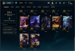 Conta prata 2 com 8 skins e 32 champs - League of Legends LOL