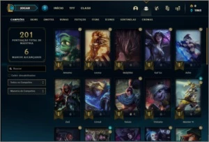 Conta prata 2 com 8 skins e 32 champs - League of Legends LOL