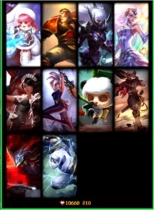 Conta League of Legends LOL Elo Mestre com bom mmr