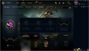 CONTA LOL LEVEL 30 (UNRANKED) - League of Legends
