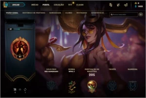 conta lol - 22 skins-nv 87-205 de maestria - League of Legends