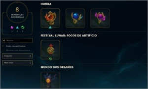 conta lol - 22 skins-nv 87-205 de maestria - League of Legends