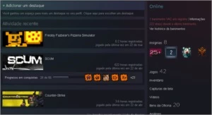 Conta Steam com Scum Metro 2033 etc (ban vac csgo)