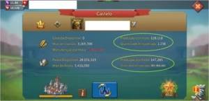 CONTA LORDS MOBILE PRÉ T4 - 120M DE PODER