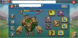 CONTA LORDS MOBILE PRÉ T4 - 120M DE PODER