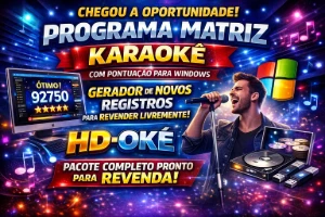 (Matriz) Karaokê Profissional Para Windows