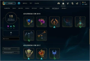 CONTA DIAMANTE 4       ***( 121 SKINS)*** - League of Legends LOL