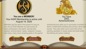 Conta Adventure quest worlds lvl 95 Chrono corruptor, vot AQW