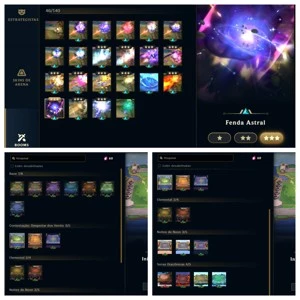 conta de valorant, lol e tft