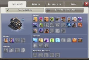Conta de Clash of Clans cv9