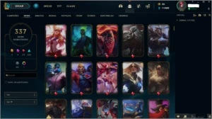 conta de league of legends LOL