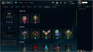 conta de league of legends LOL