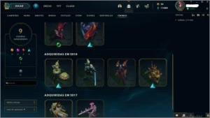 conta de league of legends LOL