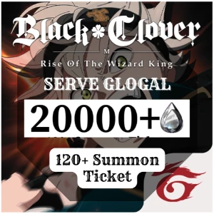 Black Clover M -Contas Reroll 20000+ cristais e 120+ Tickets - Outros