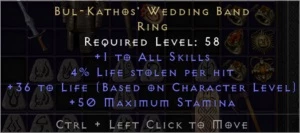 Bul-Katho's Wedding Band Ring Diablo 2 Ressurected - Blizzard