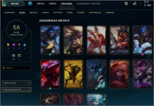 Conta D4 + 56 Skins - League of Legends LOL