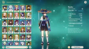Ra 60 19 Personagens 244 Tiros Muita Mora E Xp - Genshin Impact