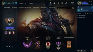 Conta lol mestre + conta d1 valorant - League of Legends