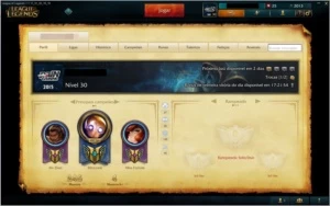 Conta League of Legends - Unranked - 77 champ + 23 skins LOL