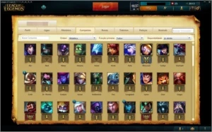 Conta League of Legends - Unranked - 77 champ + 23 skins LOL