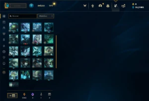 Conta MESTRE com 21 Champs e 21 Fragmentos de skins - League of Legends LOL