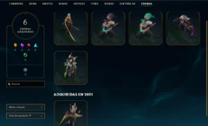 Conta LOL Nvl 61, 21 skins. Último elo: Bronze I em 2023. - League of Legends