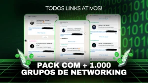 🌎 Pack Com + De 1.000 Grupos De Networking E Negócios