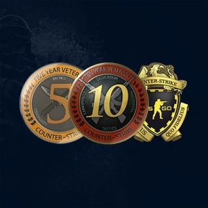 Conta csgo com 3 medalhas + antiga steam - Counter Strike