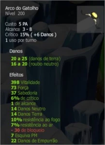 Conjunto de Str(Força) Dofus Crocabulia Nv. 200