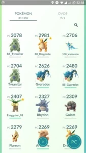 Conta Pokémon Go Lv 35 Time Amarelo - Ultra + Cães Lendários