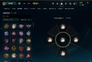 Prata 4 com 45 Champs e 4 Skins - League of Legends LOL