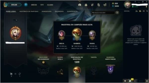 Conta ex diamante , terminou platina season passada - League of Legends LOL