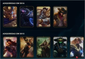 Conta ex diamante , terminou platina season passada - League of Legends LOL